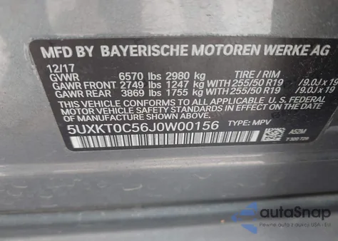 2018 BMW X5 Edrive xDrive40E Iperformance from USA, damaged, VIN 5UXKT0C56J0W00156